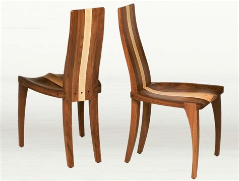 Hand Crafted Modern Dining Chairs Handmade In Choice Of Wood, Available As Single Or Set Of ...