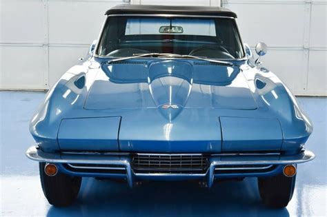 1967 Chevrolet Corvette Convertible, Marina Blue, 327, 4 Speed, Side Exhaust for sale ...