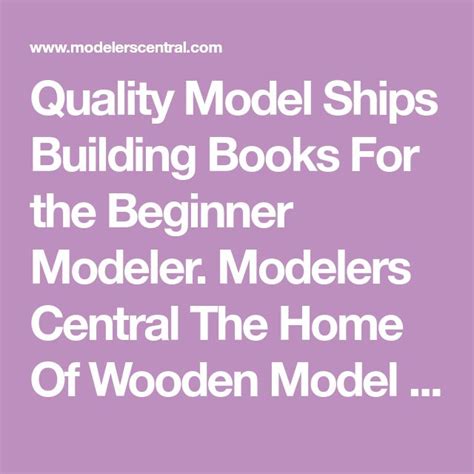 Wooden Model Ship Building Books - Modelers Central | Model ship building, Model ships, Model ...