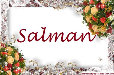 Salman Name Wallpapers Salman ~ Name Wallpaper Urdu Name Meaning Name Images Logo Signature