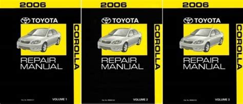 2006 Toyota Corolla Shop Service Repair Manual Complete Set | eBay