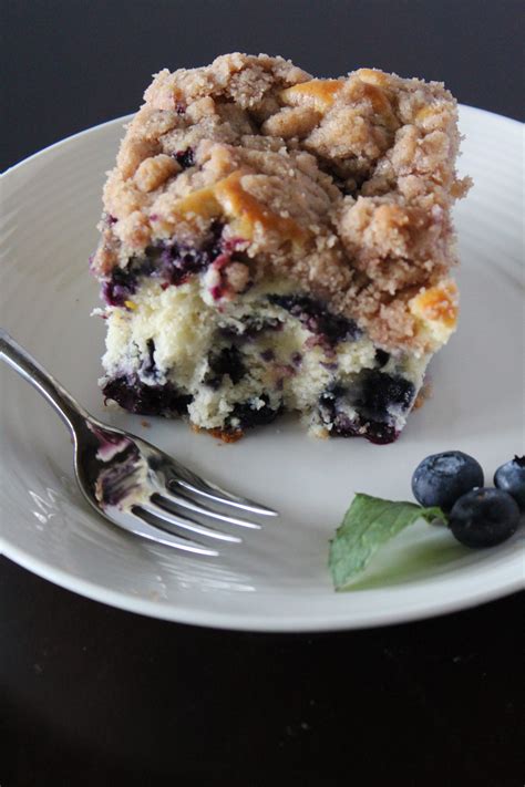 Blueberry Buckle Coffee Cake - The Iron Skillet Diaries