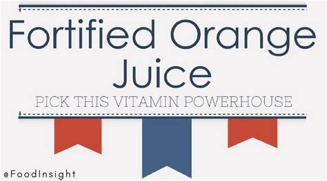 Vote for Fortified Orange Juice [INFOGRAPHIC] – Food Insight