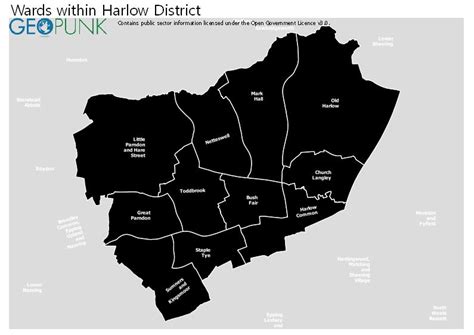 Map and Details for Harlow Council Local Authority