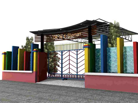 33 Model Desain Gapura Minimalis Terbaru 2018 - Model Desain Rumah Minimalis