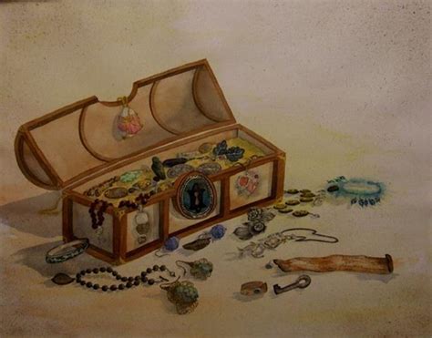 Treasure Chest Painting at PaintingValley.com | Explore collection of Treasure Chest Painting