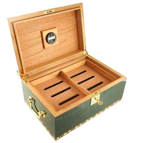 Blue Havana 150 Cigar Humidor with Digital Hygrometer | Cigar Star