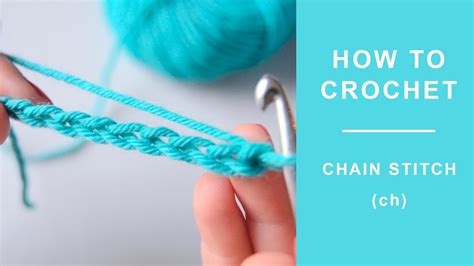 HOW TO CROCHET - Chain Stitch (eng) - YouTube