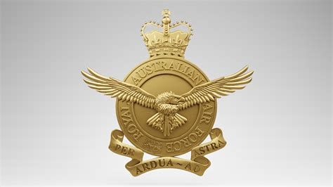 Hayden Graham - 3D Printable Royal Australian Air Force Crest