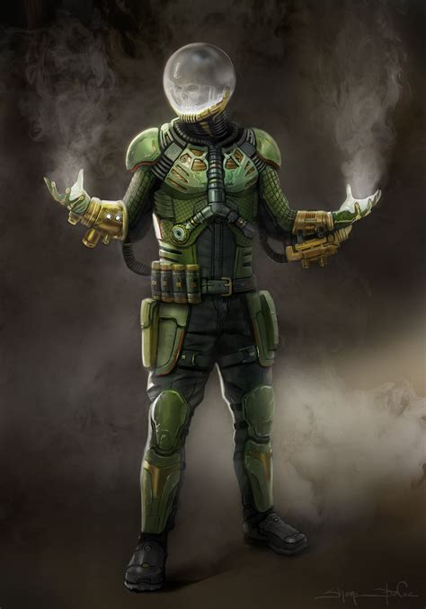 Mysterio concept art | Daredevil personajes, Arte súper héroe, Villanos ...