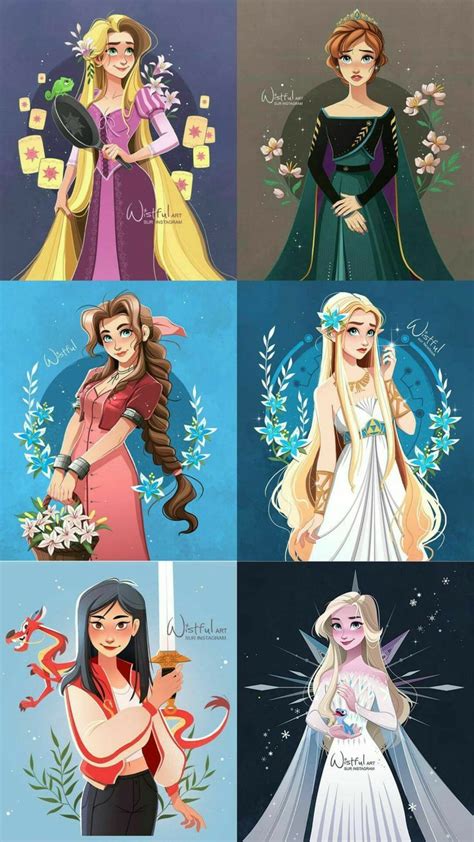 Princesas da Disney | Disney princess pictures, Disney princess modern ...