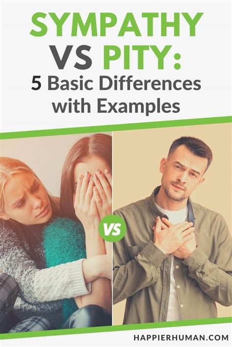 Sympathy VS Pity: 5 Basic Differences with Examples - Happier Human