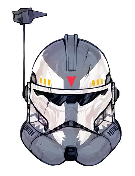 Wolffe sticker is up! | Star wars helmet, Star wars clone wars, Clone trooper helmet