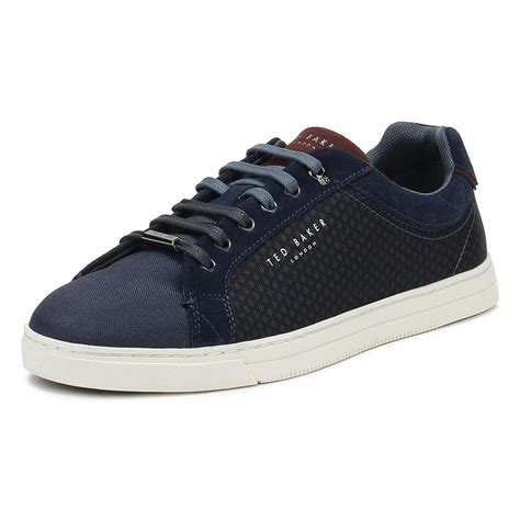 Ted Baker Mens Dark Blue Sarpio Trainers Men's Shoes (trainers) In Blue for Men - Lyst