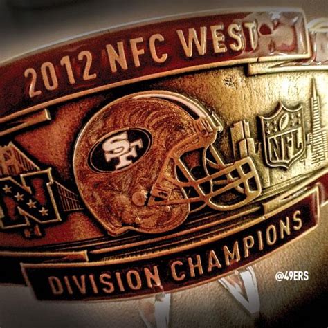 San Francisco 49ers on Twitter: "2012 NFC West Champions belt buckle ...