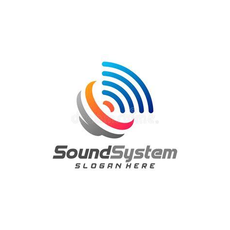 Sound System Logo Design Vector, Sound Logo Template, Concept Design Creative, Icon Symbol Stock ...