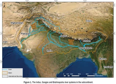 Ganges And Indus River Map