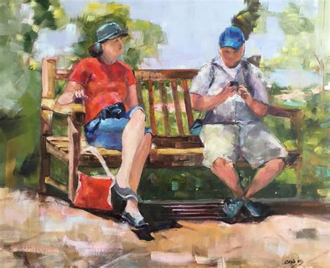 Park Bench | Painting, Oil painting, Art