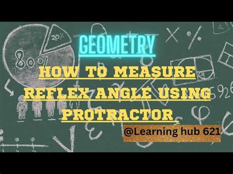 How to measure reflex angle using protractor | Geometry - YouTube