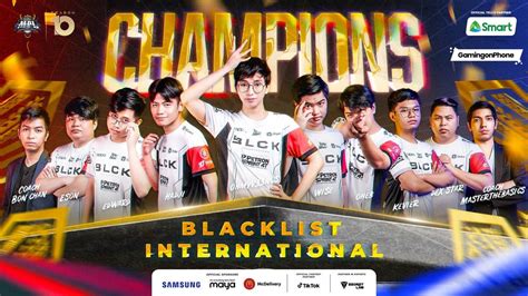 Mobile Legends: Blacklist International are the champions of MPL-PH Season 10