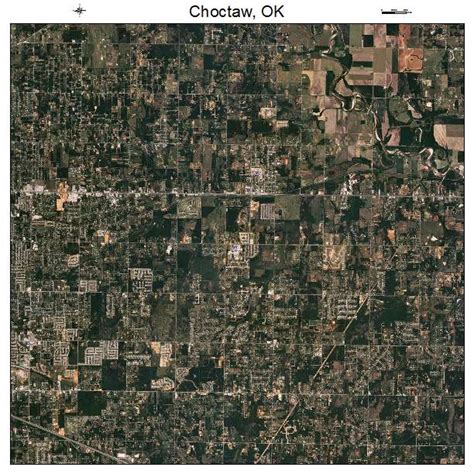 Aerial Photography Map of Choctaw, OK Oklahoma