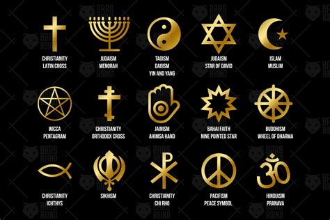 Religion Diversity Set By Barsrsind Shop | TheHungryJPEG