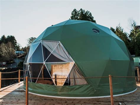 Glamping Dome Tent with Canvas Cover – Jumei Tent Technology Co., Ltd.