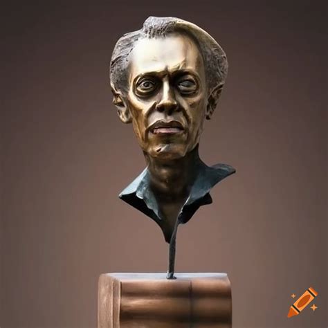 Bronze statue of steve buscemi