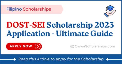 DOST Scholarship 2023 Application - Ultimate Guide | Apply NOW