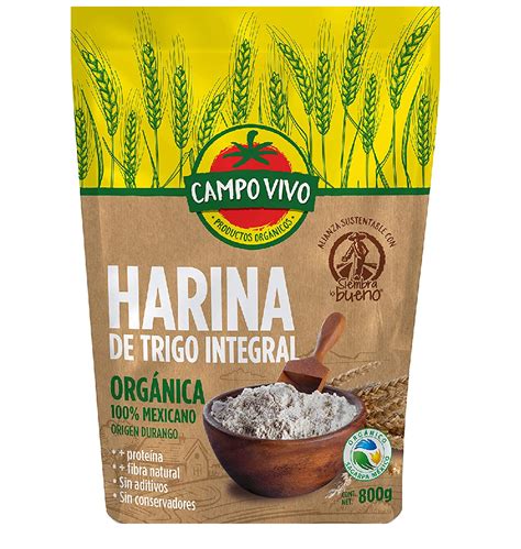 HARINA DE TRIGO INTEGRAL ORGÁNICO CAMPO VIVO - REMANU