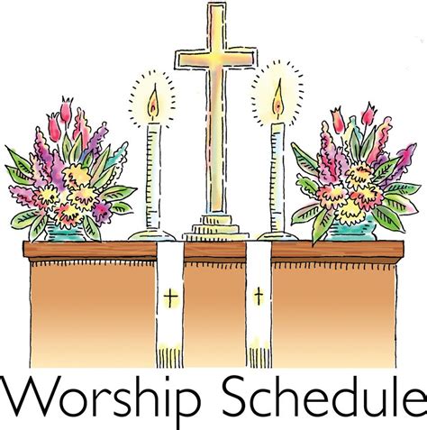 Keep Your Worship Schedule Organized with Beautiful Worship Schedule ...