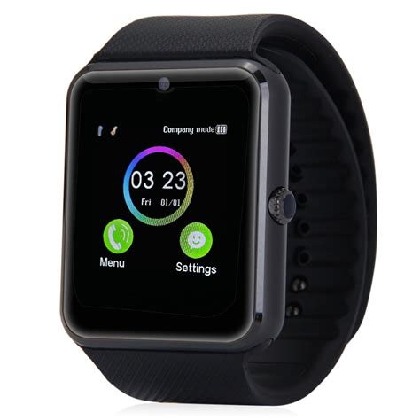 Black Bluetooth Smart Wrist Watch Phone mate for Android Samsung Touch Screen Blue Tooth ...