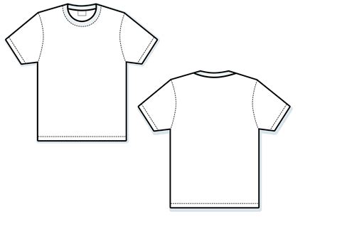 T Shirt Template Vector at GetDrawings | Free download