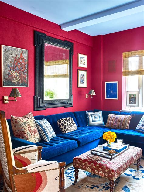 Red Sofa Living Room Decorating Ideas | Cabinets Matttroy