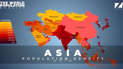 Population Map Of Asia