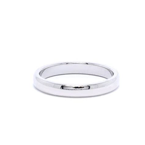 Tiffany & Co. Classic Platinum Wedding Band Ring – Oliver Jewellery