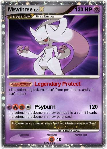 Pokémon Mewthree 760 760 - Legendary Protect - My Pokemon Card