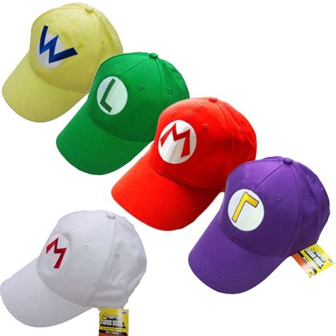 1 Piece Game Super Mario Bros Luigi Baseball Hat Adjustable Summer ...