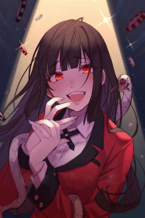 Jabami Yumeko (Kakegurui) [1600x2400] Dark Anime, Ästhetischer Anime ...