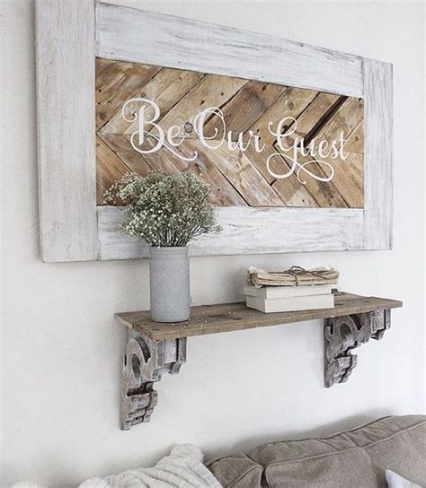 18 Rustic Wall Art & Decor Ideas That Will Transform Your Home - Craft-Mart | Home decor, Wooden ...