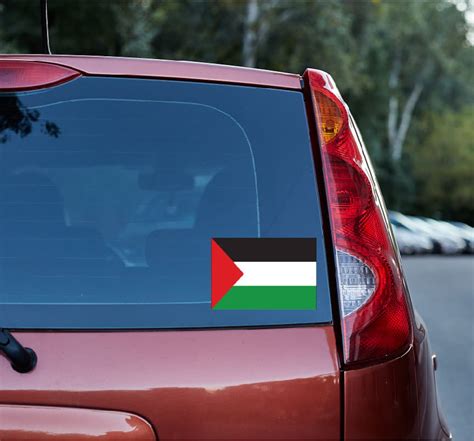 Palestinian flag car decal | Etsy