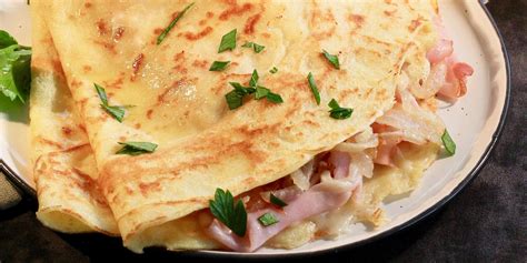 Ham and Cheese Crepes Recipe