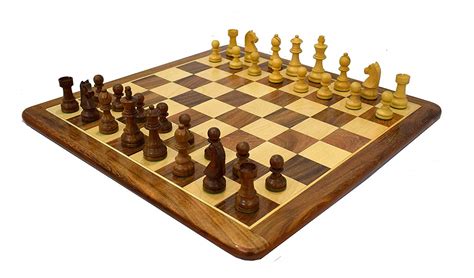 Wooden Chess Board (21″x 21″Inch, Brown Colour) – GeoKraft World