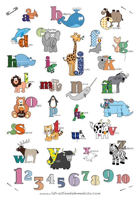 Divertido abecedario con animales | Abecedario con animales, Abecedario infantil, Abecedario