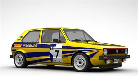 3D Volkswagen Golf Mk1 Rally - TurboSquid 2054640