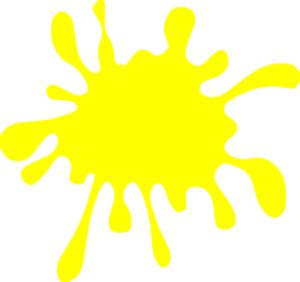 Yellow Splat Clip Art at Clker.com - vector clip art online, royalty free & public domain