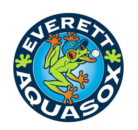 Everett Aqua Sox Logo