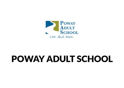 Poway Adult Catalog and Courses - POWAY ADULT SCHOOL