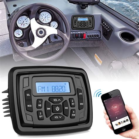 Marine Radio Bluetooth AM FM Waterproof Boat | Grelly UK