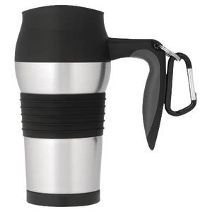 THERMOS NISSAN JMQ400P 14-OZ STAINLESS STEEL VACUUM INSULATED LEAK-PROOF TRAVEL MUG WITH ...